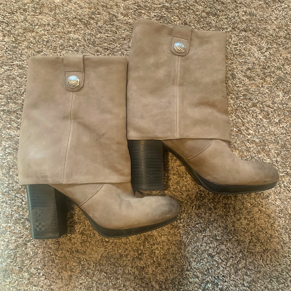 Vince Camuto Distressed Cuff boots